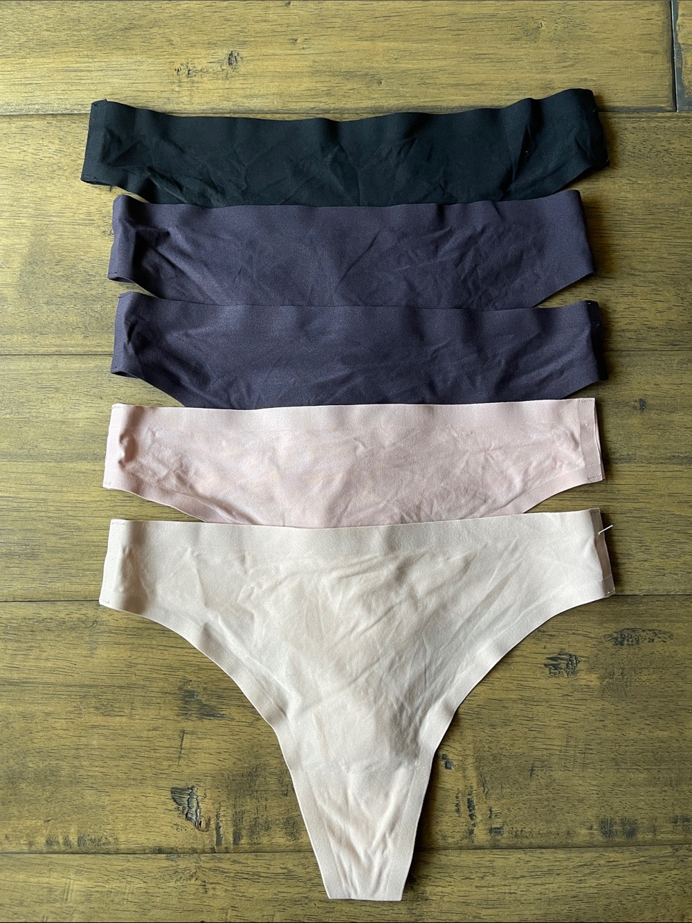 (5) NEW Chantelle soft stretch seamless thong panties panty set lot bundle
